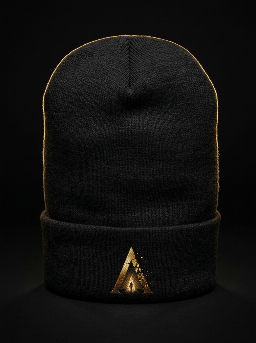 The Awakening Golden Portal Knit Beanie