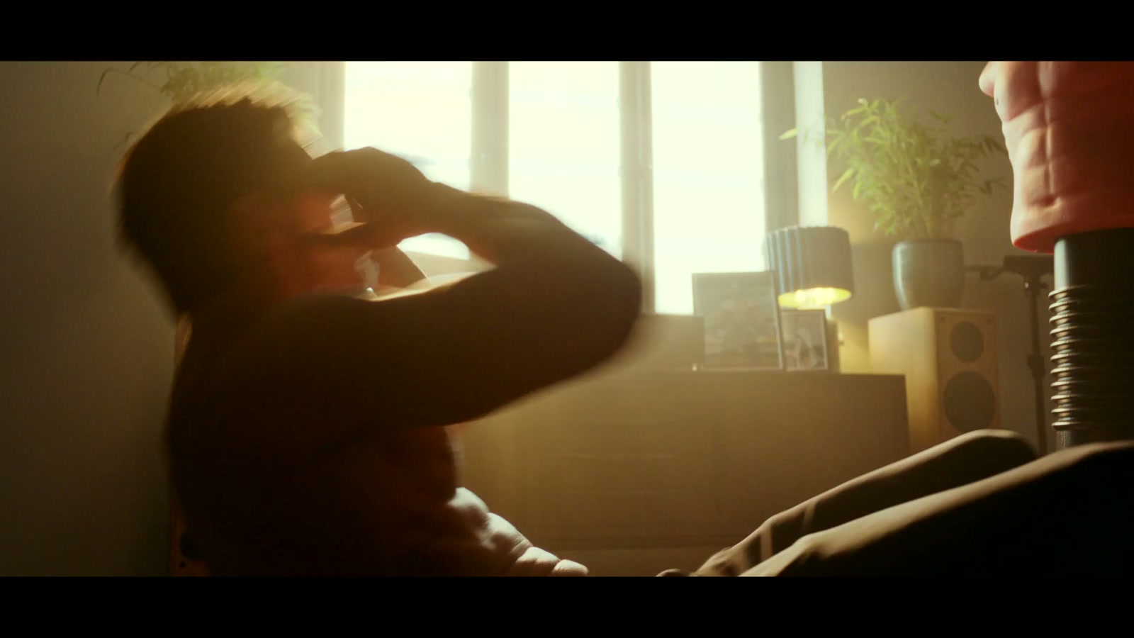 Opening — Jason wakes to another ordinary morning.