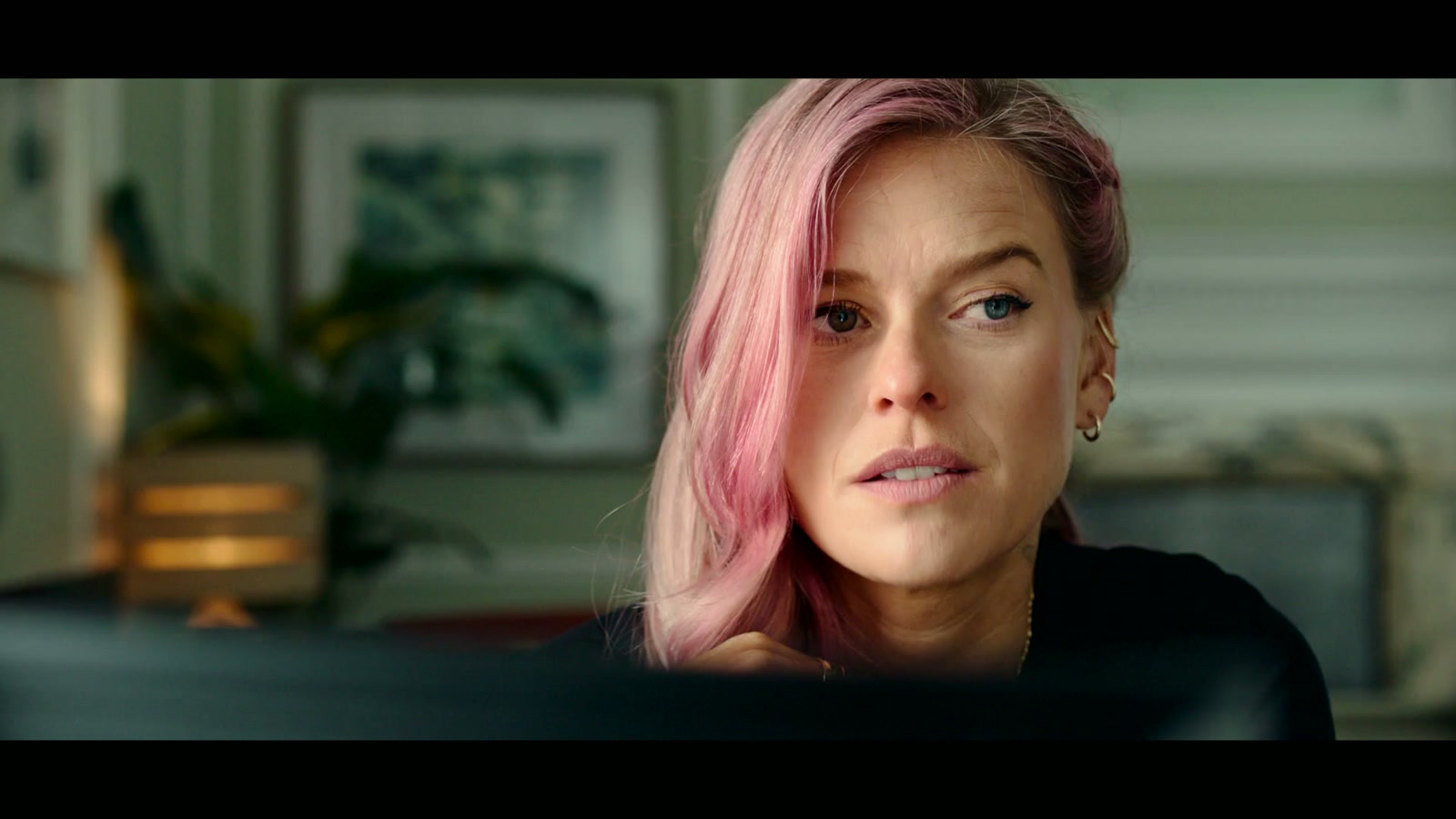 Rebecca — Alice Eve as Rebecca.